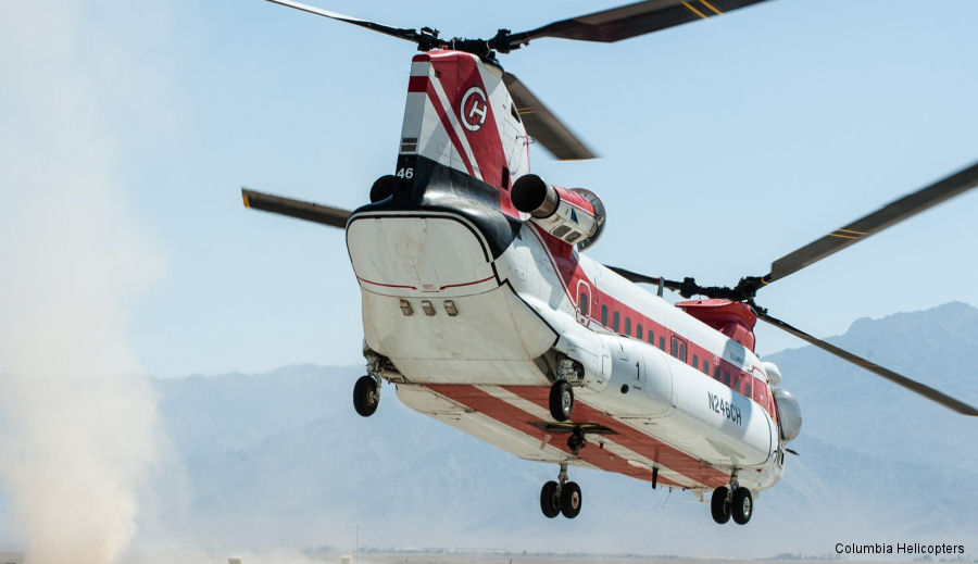 helicopter news April 2025 Four Columbia Chinooks to Turkey for Fire Season