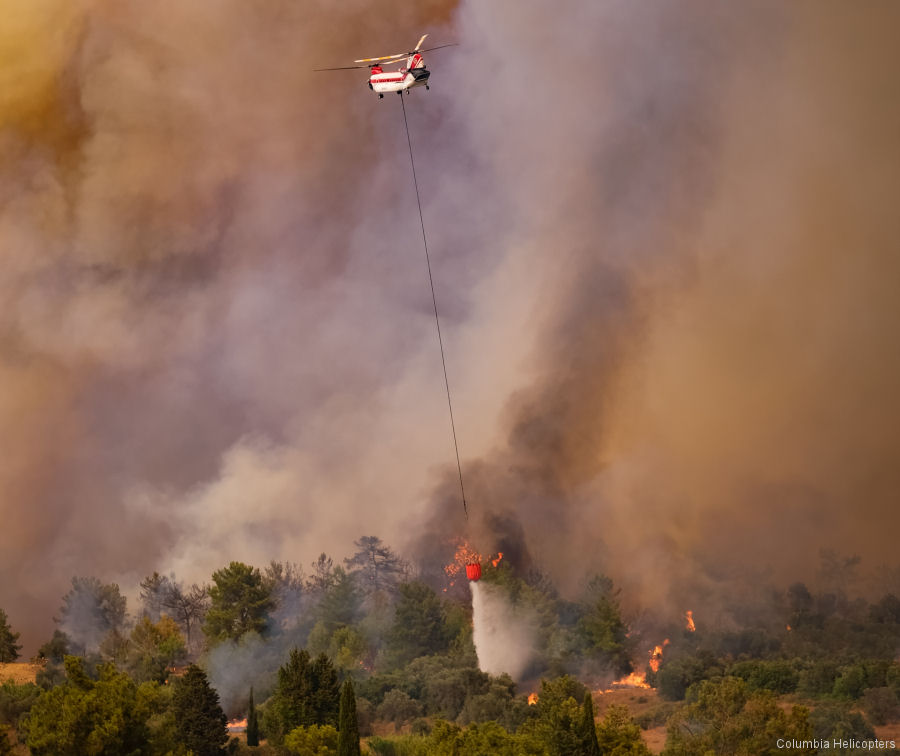 Four Columbia Chinooks to Turkey for Fire Season
