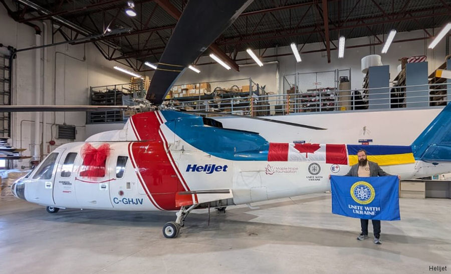 Helijet Donates Air Ambulance Helicopter To Ukraine