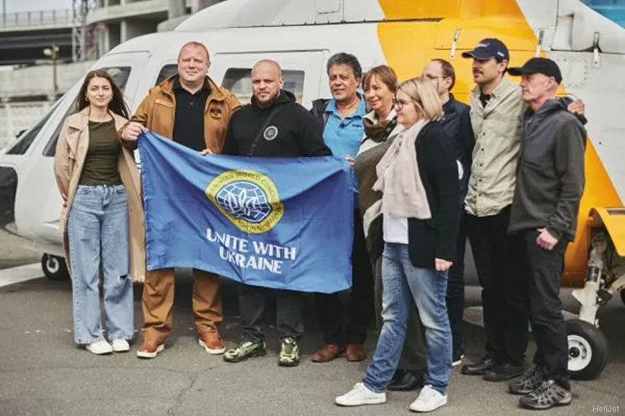 Helijet Air Ambulance Delivery to Ukraine Complete