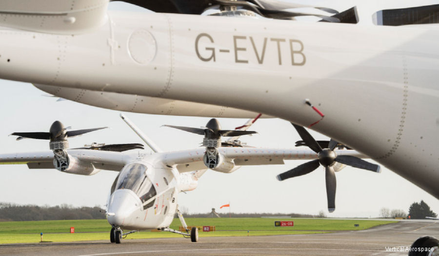 Vertical Aerospace Completed Final Prototype