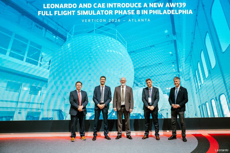 Second CAE AW139 Simulator at Training Academy in Philadelphia