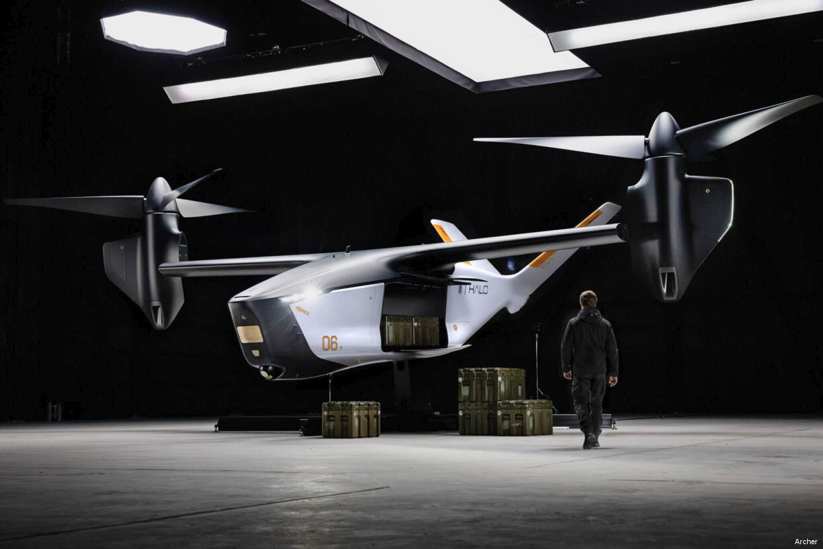 Anduril and Archer Unveil Thunder Autonomous Hybrid Tiltrotor