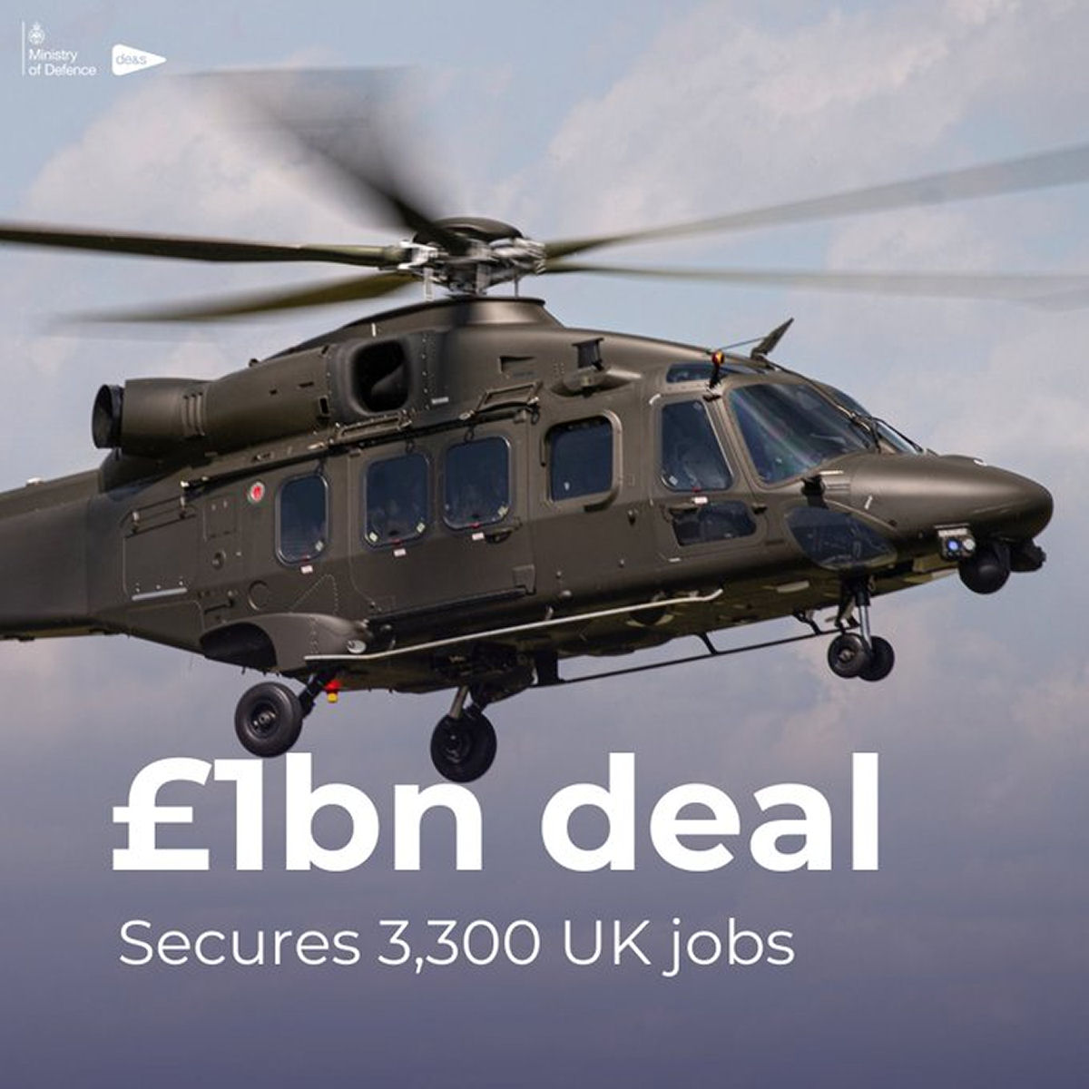 Leonardo Wins UK NMH Contract for 23 AW149 Helicopters