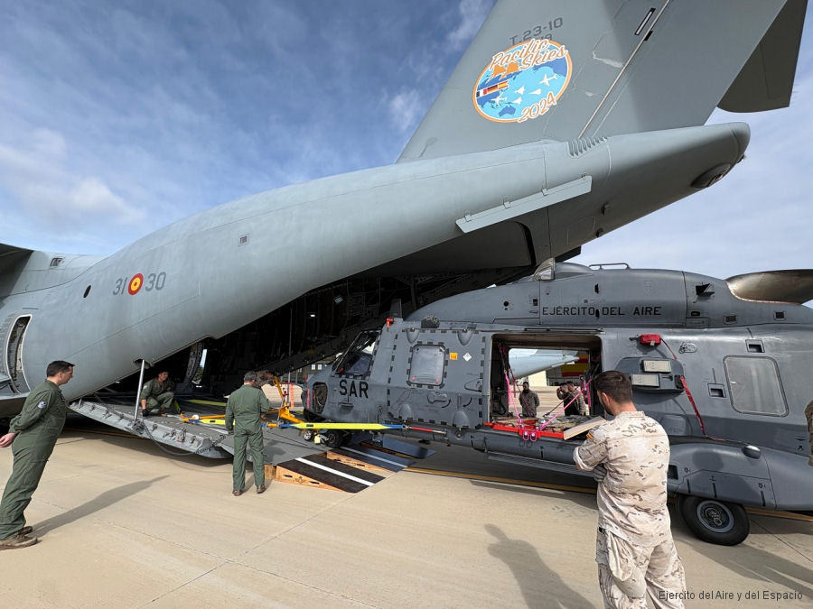 First Overseas Deployment of Spanish NH90 “Lobo” Combat Rescue Helicopters
