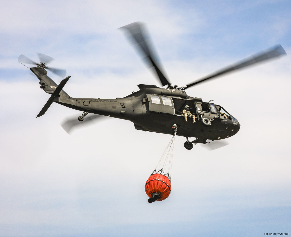 Black Hawks Support Northwest Wildfire Response