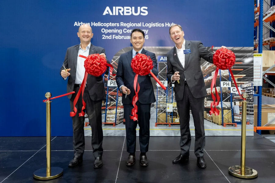 Airbus Opens New Asia-Pacific Helicopter Logistics Hub in Singapore