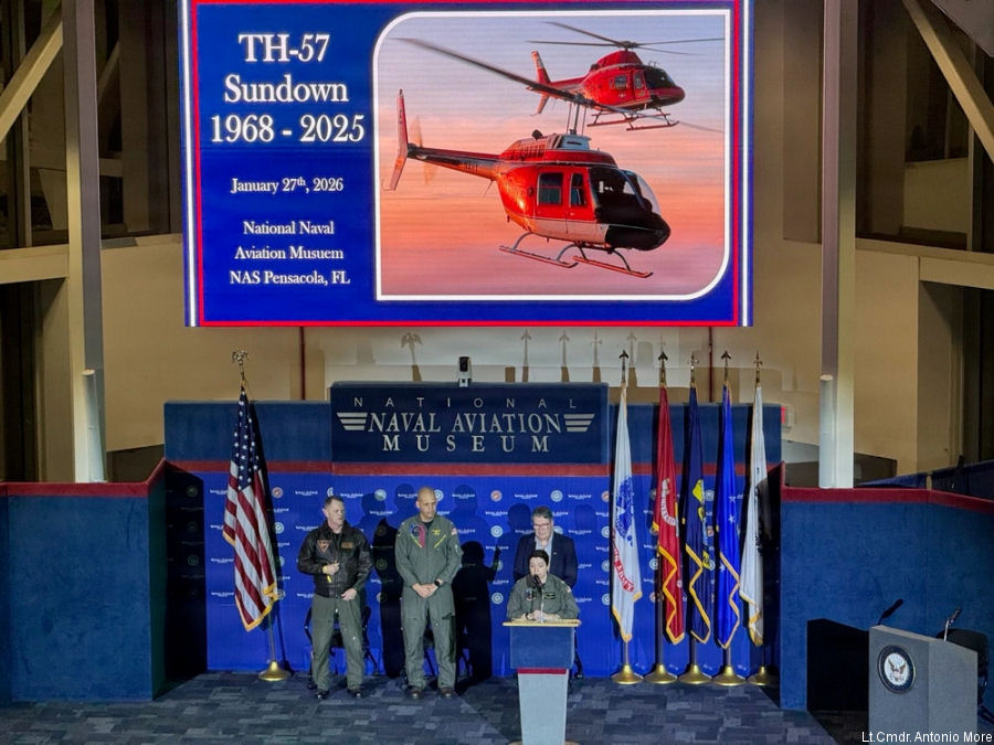 US Navy Retires TH-57 Sea Ranger After 57 Years