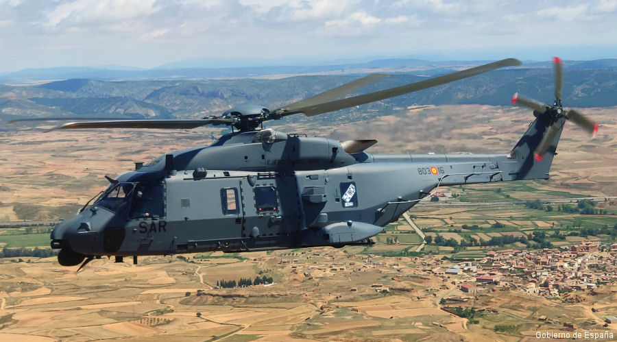 TopOwl Helmets for Spanish NH90 Helicopters