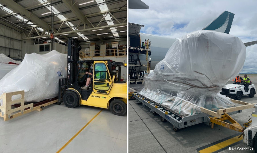 Former REGA H145 Air Ambulances Arrive in New Zealand