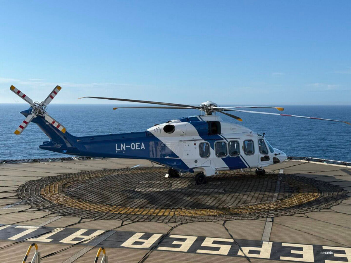 Lufttransport Orders Three More AW189s for Offshore Missions