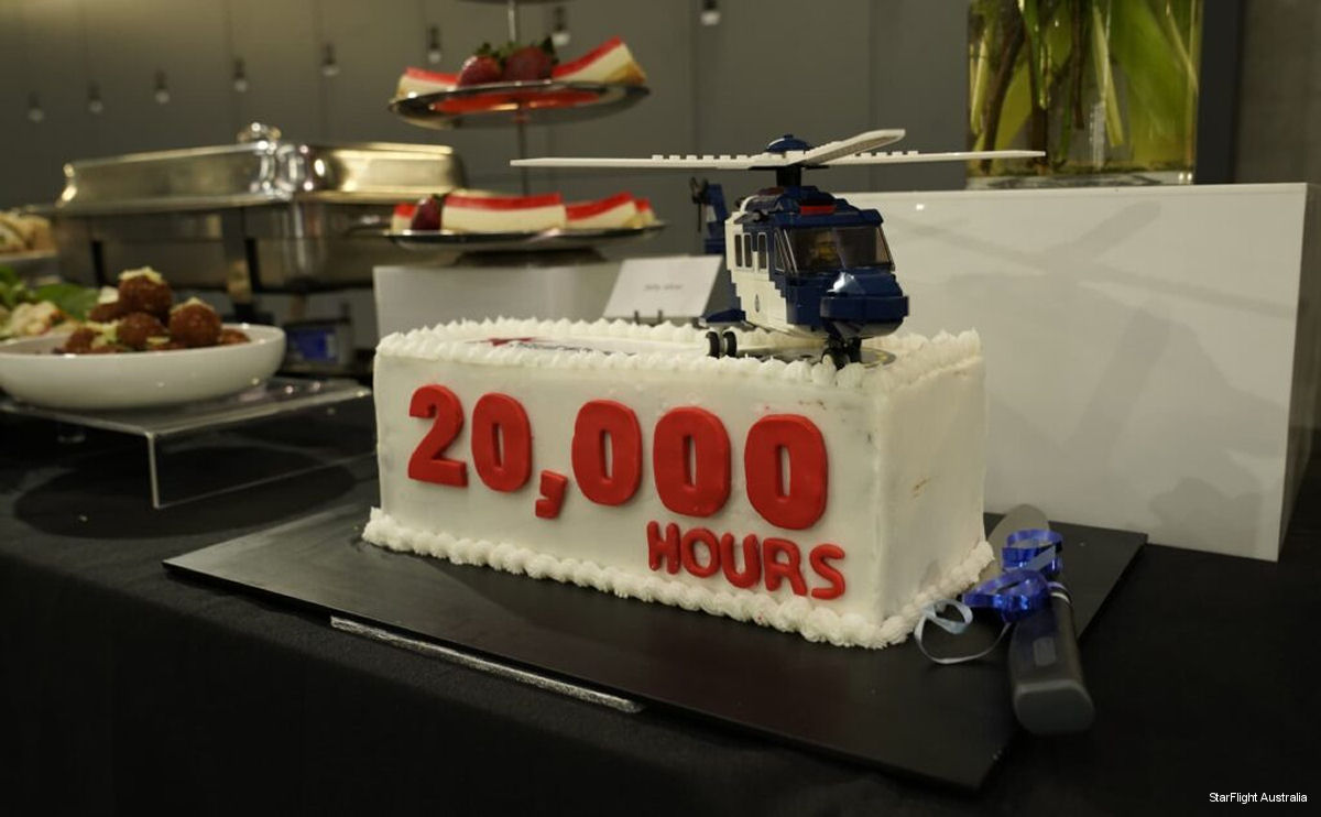 20,000 Flight Hours for Victoria Police AW139 Helicopters