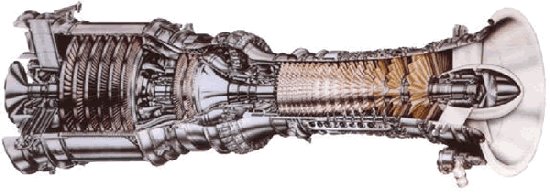 Naval Engine gas turbine - General Electric LM2500