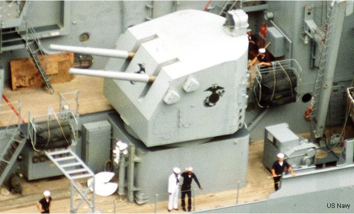 Naval Gun Mark 28 5/38 inch (twin 127mm)