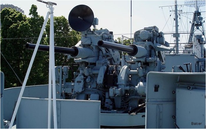 Naval Gun Mark 33 3/50 inch (twin 76 mm)