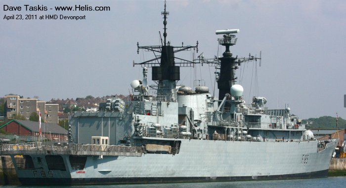 F85 HMS Cumberland