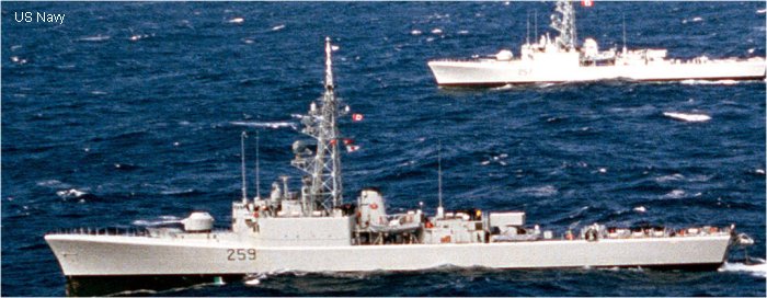 Destroyer Restigouche class