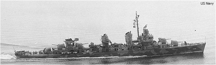 Destroyer Fletcher class