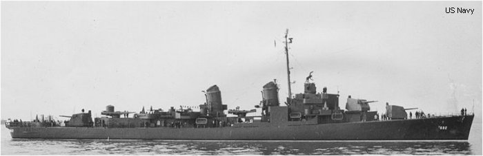 Destroyer Allen M. Sumner class