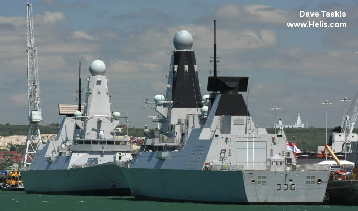 Guided-Missile Destroyer Type 45 Daring class