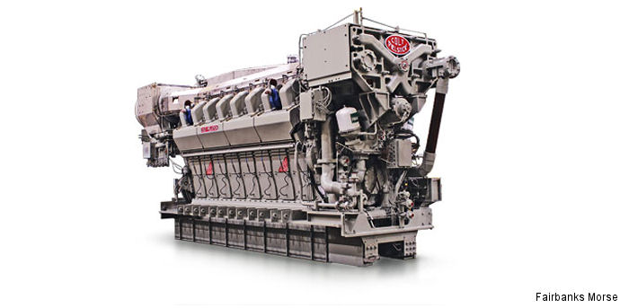 Naval Engine diesel - FM Colt-Pielstick PA6B STC