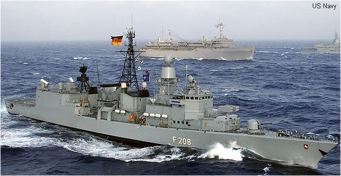 Frigate F 122 Bremen class