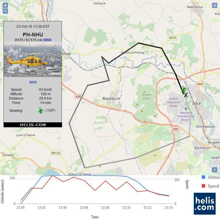 Airbus H175 5004 flight track ads-b