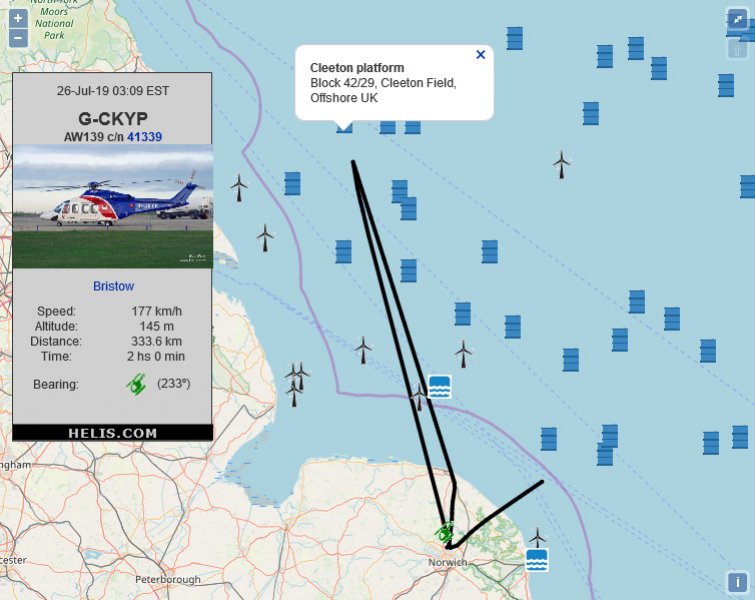 AgustaWestland AW139 41339 flight track ads-b