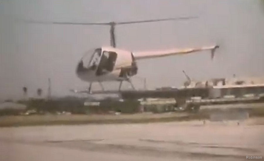 Robinson R22 helicopter first flight
