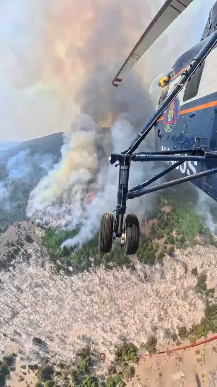 Firefighting in Argentine Patagonia
