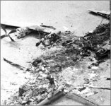 Operation Eagle Claw Iranian guards check the debris