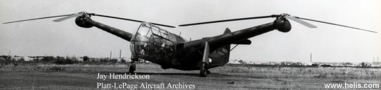 XR-1A on the Grounds of the Platt-LePage works, 1944