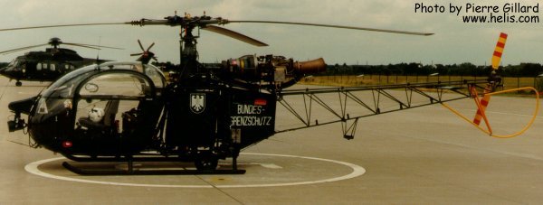 Alouette II BGS Bundesgrenzschutz