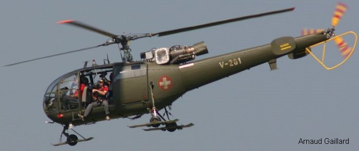 Schweizer Luftwaffe SA316B Alouette III