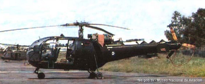 Fuerza Aerea Salvadoreña Alouette III