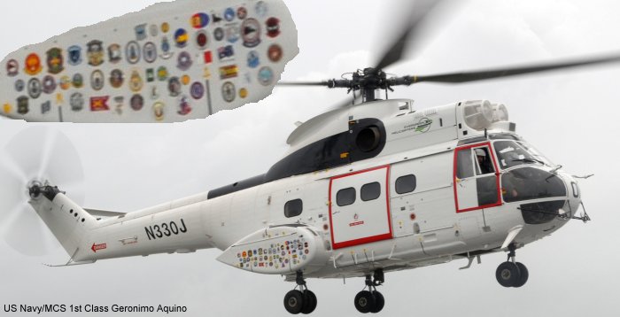 Detailed history and photos of helicopter Aerospatiale SA330J Puma Serial 1647 Register N330J XA-SKT XC-GEF used by US Navy USN ,Evergreen Helicopters ,Gobierno de Mexico (Mexico Government) Track service timeline and current status.