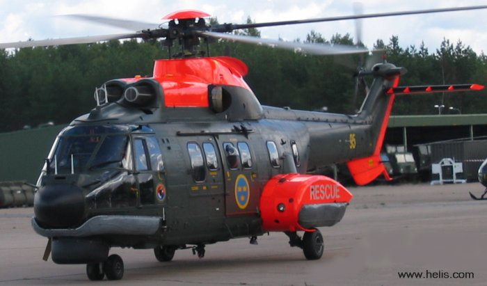 flygvapnet AS332M1 Super Puma