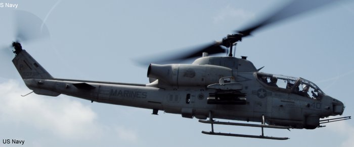 Detailed history and photos of helicopter Bell AH-1T Super Cobra Serial 26112 Register 160798 used by US Marine Corps USMC Track service timeline and current status.