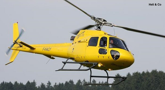 Detailed history and photos of helicopter Eurocopter AS350BA Ecureuil Serial 9080 Register F-HACY OO-HCW used by Heli and Co Track service timeline and current status.