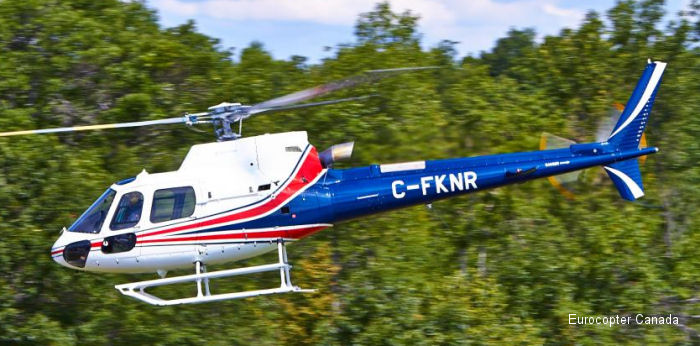 Detailed history and photos of helicopter Eurocopter AS350B3e Ecureuil Serial 7591 Register JA35BD N570NA C-FKNR used by Noevir ,Eurocopter Canada Track service timeline and current status.