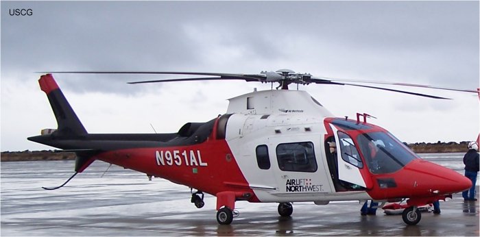 Detailed history and photos of helicopter AgustaWestland AW109E Power Serial 11632 Register N951AL N23HH used by Airlift Northwest ,AgustaWestland Philadelphia (Leonardo USA) Track service timeline and current status.