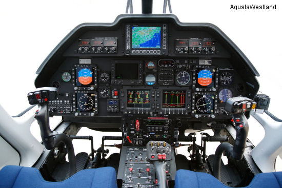 AgustaWestland AW109E Power cockpit