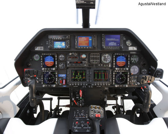 AgustaWestland AW109S Grand cockpit