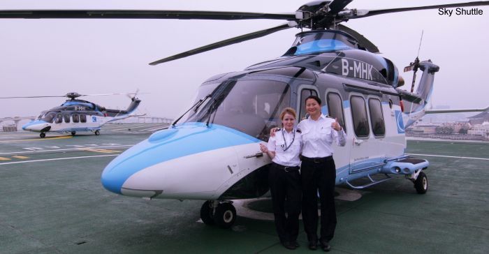 AW139 in Sky Shuttle Helicopters