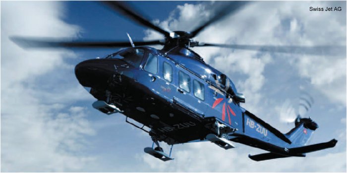 Detailed history and photos of helicopter AgustaWestland AW139 Serial 31152 Register HB-ZUU used by Swiss Jet AG Track service timeline and current status.