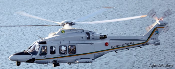 Photos of AW139 in Italian Customs Police helicopter service.