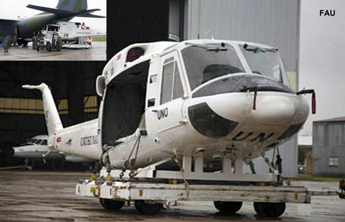 Detailed history and photos of helicopter Bell 212 Serial 31157 Register 030 UNO-807 UN-851 UN-614 used by Fuerza Aerea Uruguaya FAU (Uruguayan Air Force) ,United Nations UNHAS Track service timeline and current status.