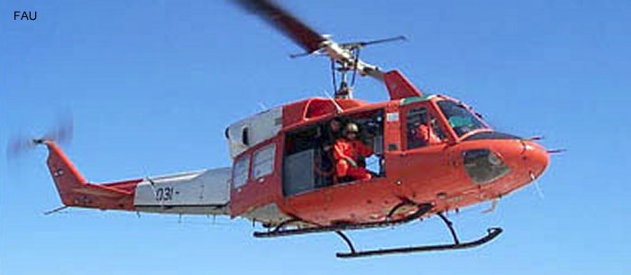 Detailed history and photos of helicopter Bell 212 Serial 31158 Register UN-615 031 used by United Nations UNHAS ,Fuerza Aerea Uruguaya FAU (Uruguayan Air Force) Track service timeline and current status.