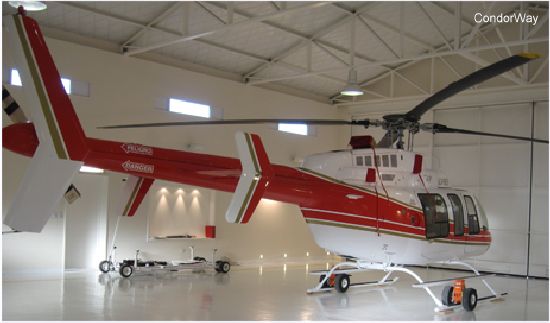 Helicopter Bell 407 Serial 53669 Register LV-BEF. Built 2005. Aircraft history and location