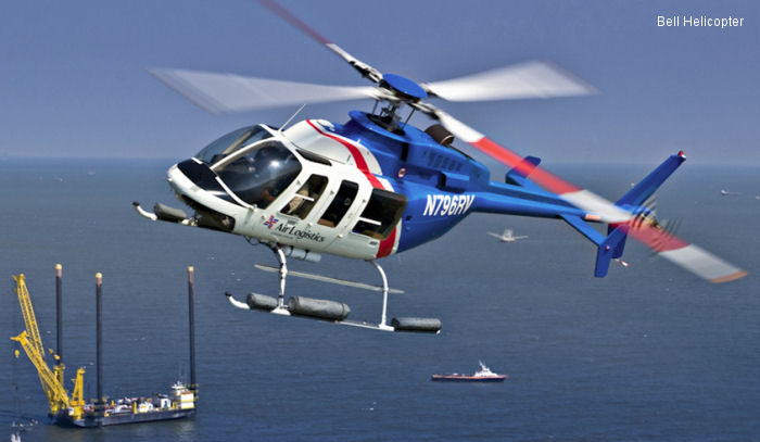 Detailed history and photos of helicopter Bell 407 Serial 53037 Register N664RL N3811 N796RV XA-TYR RP-C2468 C-FEXW used by GM Leasing ,Bristow US ,Air Logistics ,Bell Helicopter Canada Track service timeline and current status.
